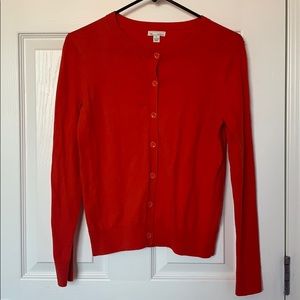 GAP Bright Red-Orange Women’s Cardigan